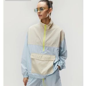 OAK + FORT Two-Tone Windbreaker